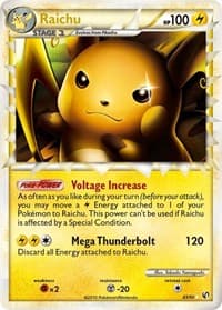 Raichu (Prime) - Undaunted - Pokemon card