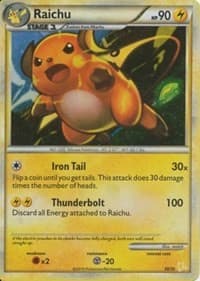 Raichu (#30 Holo) - HGSS Trainer Kit: Gyarados & Raichu - Pokemon card
