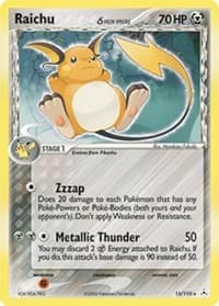 Raichu (Delta Species) - EX Holon Phantoms - Pokemon card