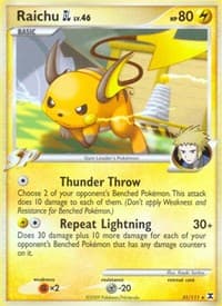 Raichu GL - Rising Rivals - Pokemon card