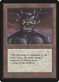 Obsianus Golem - Beta Edition - Magic: The Gathering card