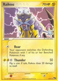Raikou - POP Series 2 - Pokemon card