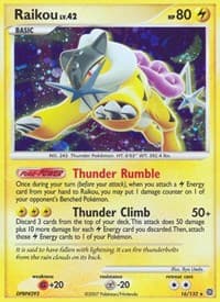 Raikou - Secret Wonders - Pokemon card