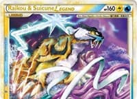 Raikou & Suicune Legend (Top) - Unleashed - Pokemon card