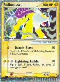 Raikou ex - EX Team Magma vs Team Aqua - Pokemon card