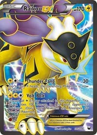 Raikou EX (105 Full Art) - Dark Explorers - Pokemon card