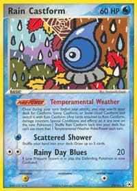 Rain Castform - EX Hidden Legends - Pokemon card
