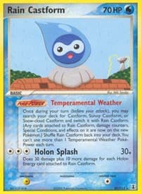 Rain Castform - EX Delta Species - Pokemon card