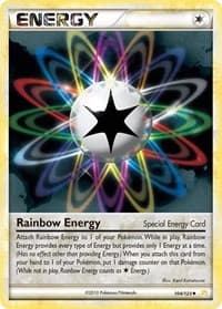 Rainbow Energy - HeartGold SoulSilver - Pokemon card