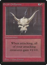 Orcish Oriflamme - Beta Edition - Magic: The Gathering card