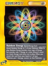 Rainbow Energy - Aquapolis - Pokemon card