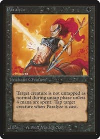Paralyze - Beta Edition - Magic: The Gathering card