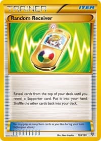 Random Receiver - Plasma Storm - Pokemon card