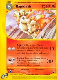 Rapidash - Aquapolis - Pokemon card