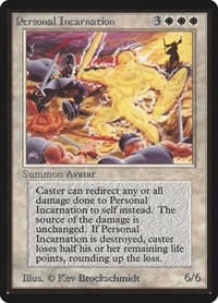 Personal Incarnation - Beta Edition - Magic: The Gathering card