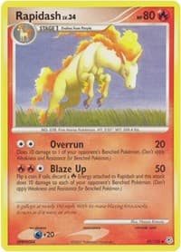 Rapidash - Diamond and Pearl - Pokemon card