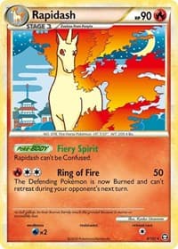 Rapidash - Triumphant - Pokemon card