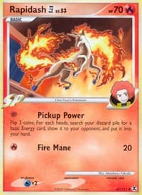 Rapidash E4 - Rising Rivals - Pokemon card