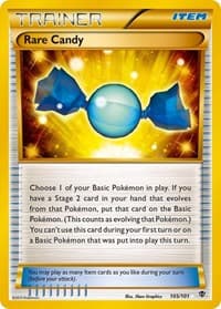 Rare Candy (105 Secret Rare) - Plasma Blast - Pokemon card