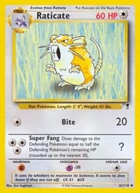 Raticate - Legendary Collection - Pokemon card
