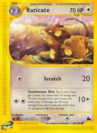 Raticate - Skyridge - Pokemon card