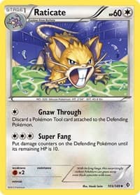 Raticate - Boundaries Crossed - Pokemon card