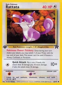 Rattata - Team Rocket - Pokemon card