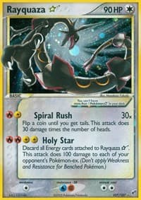 Rayquaza Star - EX Deoxys - Pokemon card
