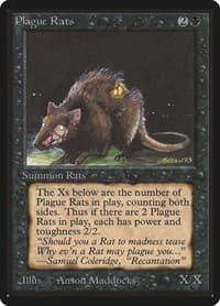Plague Rats - Beta Edition - Magic: The Gathering card