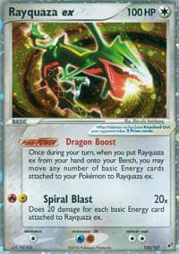 Rayquaza ex - EX Deoxys - Pokemon card