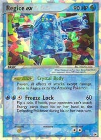 Regice ex - EX Hidden Legends - Pokemon card