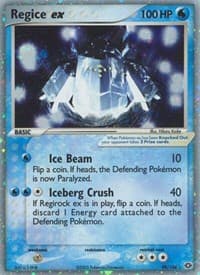 Regice ex - EX Emerald - Pokemon card