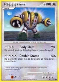 Regigigas - POP Series 9 - Pokemon card