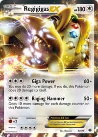 Regigigas EX - Next Destinies - Pokemon card