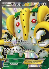 Regigigas EX (99 Full Art) - Next Destinies - Pokemon card