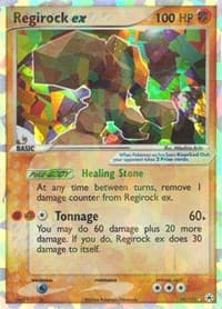 Regirock ex - EX Hidden Legends - Pokemon card