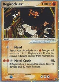 Regirock ex - EX Emerald - Pokemon card