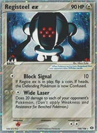 Registeel ex - EX Emerald - Pokemon card
