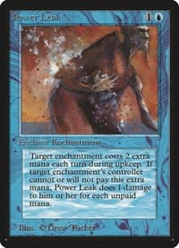 Power Leak - Beta Edition - Magic: The Gathering card