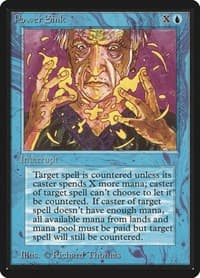Power Sink - Beta Edition - Magic: The Gathering card