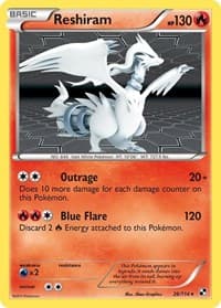 Reshiram - Black and White - Pokemon card