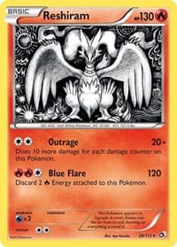 Reshiram - Legendary Treasures - Pokemon card