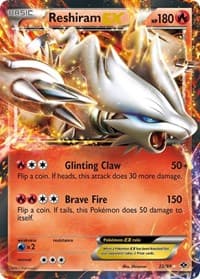 Reshiram EX - Next Destinies - Pokemon card