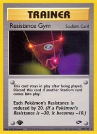 Resistance Gym - Gym Challenge - Pokemon card