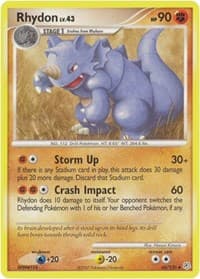 Rhydon - Diamond and Pearl - Pokemon card