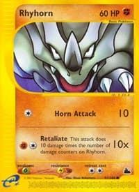 Rhyhorn - Skyridge - Pokemon card