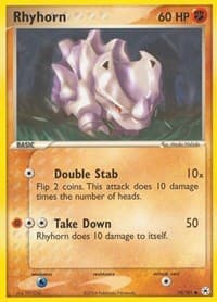 Rhyhorn - EX Hidden Legends - Pokemon card