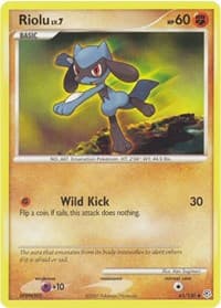 Riolu - Diamond and Pearl - Pokemon card