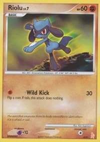 Riolu - DP Trainer Kit: Manaphy & Lucario - Pokemon card