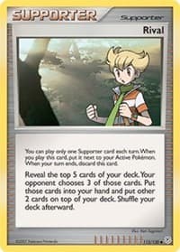 Rival - Diamond and Pearl - Pokemon card